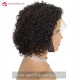 6 inches Short Curly 13X4 Lace Front Human Hair Wig 180% density LFB14
