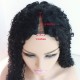 V-part Wig Curly Human Hair BW11815