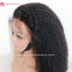 Virgin human hair 3c curl glueless 360 wig preplucked hairline--BW1155