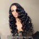 Side Part Ocean Curl 5x5 HD Lace Closure Wig 250% Density Virgin Human Hair HDW553