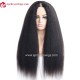 V-part Wig 150% density Italian Yaki Human Hair BW11814