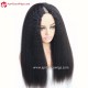 V-part Wig 150% density Italian Yaki Human Hair BW11814