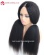 V-part Wig 150% density Italian Yaki Human Hair BW11814