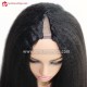 V-part Wig 150% density Italian Yaki Human Hair BW11814