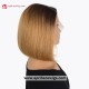 Ombre Honey Brown Bob Style Glueless T Part Lace Wig TLB12