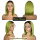 Ombre Color Bob Style Glueless T Part Lace Wig TLB14