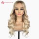 Warm Blonde Virgin Human Hair Glueless 13x4 lace front wig BW0034