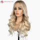 Warm Blonde Virgin Human Hair Glueless 13x4 lace front wig BW0034