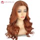 Orange Cooper 250% Density Human Hair 5x5 HD Lace Closure Wig HDW558