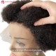 6 inches Afro Curly 13X4 Lace Front Human Hair Wig LF1314