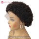 6 inches Afro Curly 13X4 Lace Front Human Hair Wig LF1314