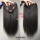 Human Hair V Shape Clip In Hair Extension CE21