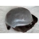 Men toupee 0.06 - 0.08 mm Thin Skin Handmade Knotted India Human Hair --CTVN
