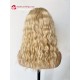 Warm Blonde Virgin Human Hair Lace Front Medical wig LW39