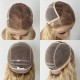 Warm Blonde Virgin Human Hair Lace Front Medical wig LW39