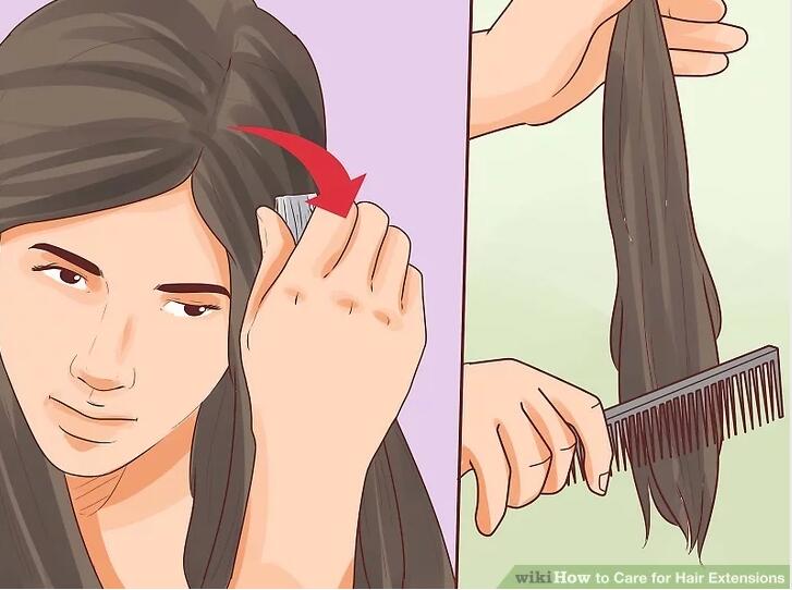 8 tips how to Care for your human Hair Extensions – April Lace Wigs Hair  Tips Blog