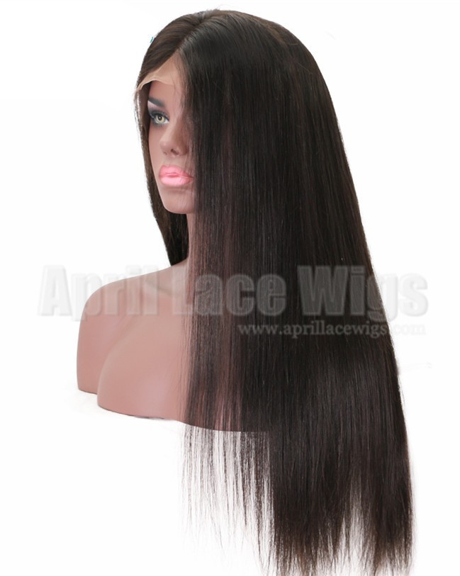 Chinese virgin silky straight hair full lace wigs for black women