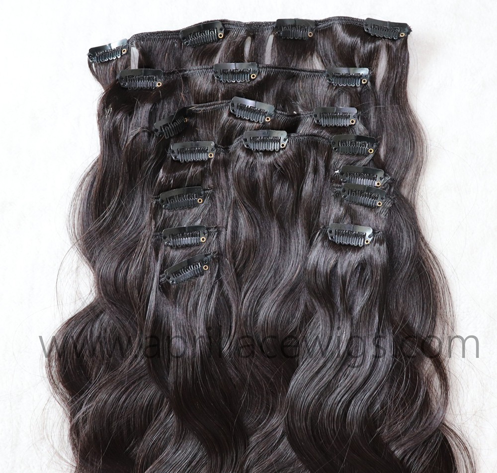 body wave clip in extensions, ody wave hair weaving