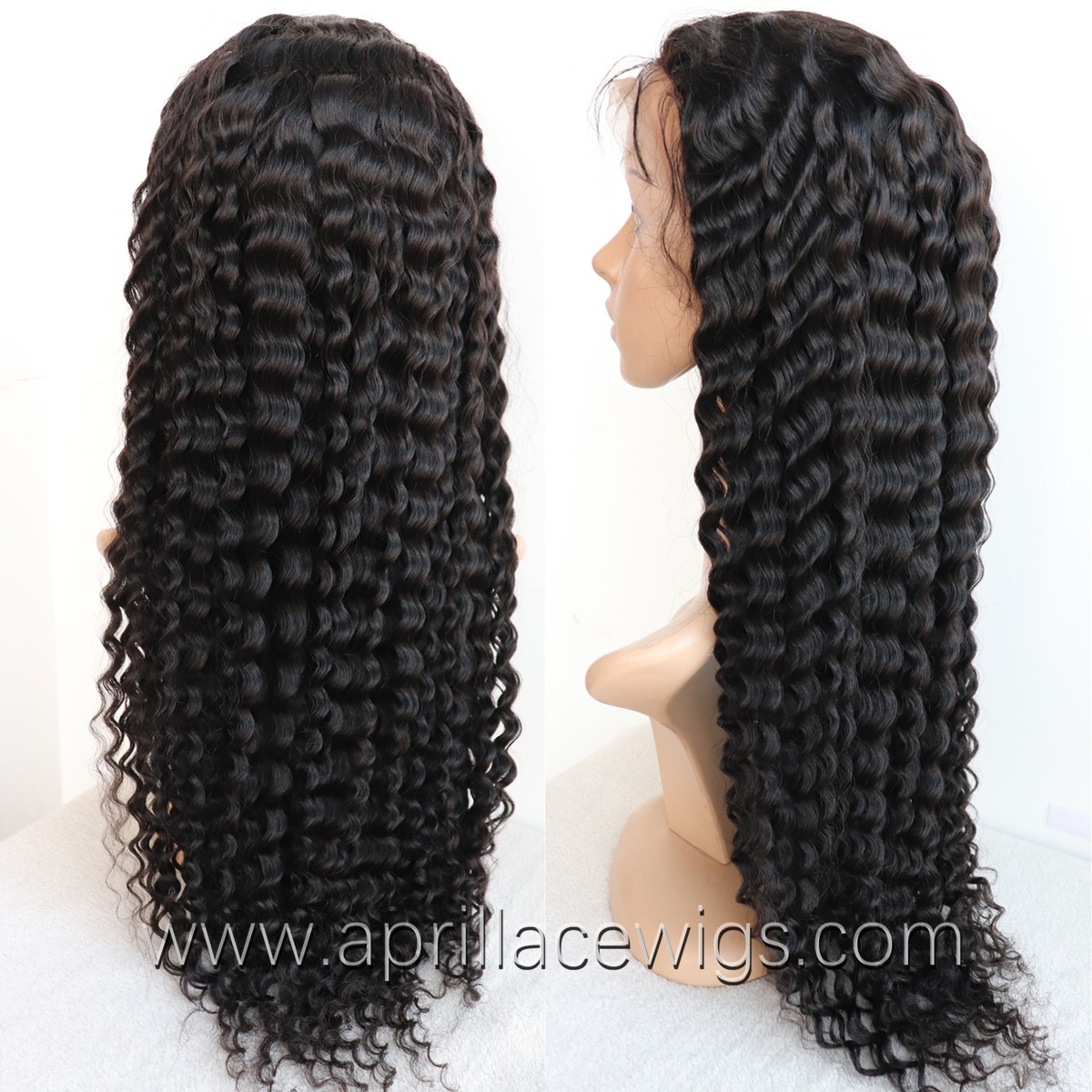 deep wave lace front wig