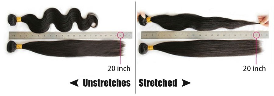 18 Inch Body Wave Chart