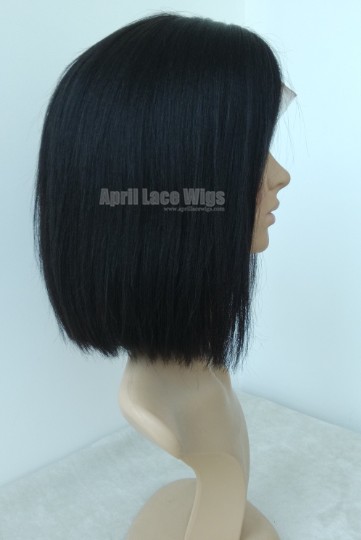 Blunt cut bob lace wig