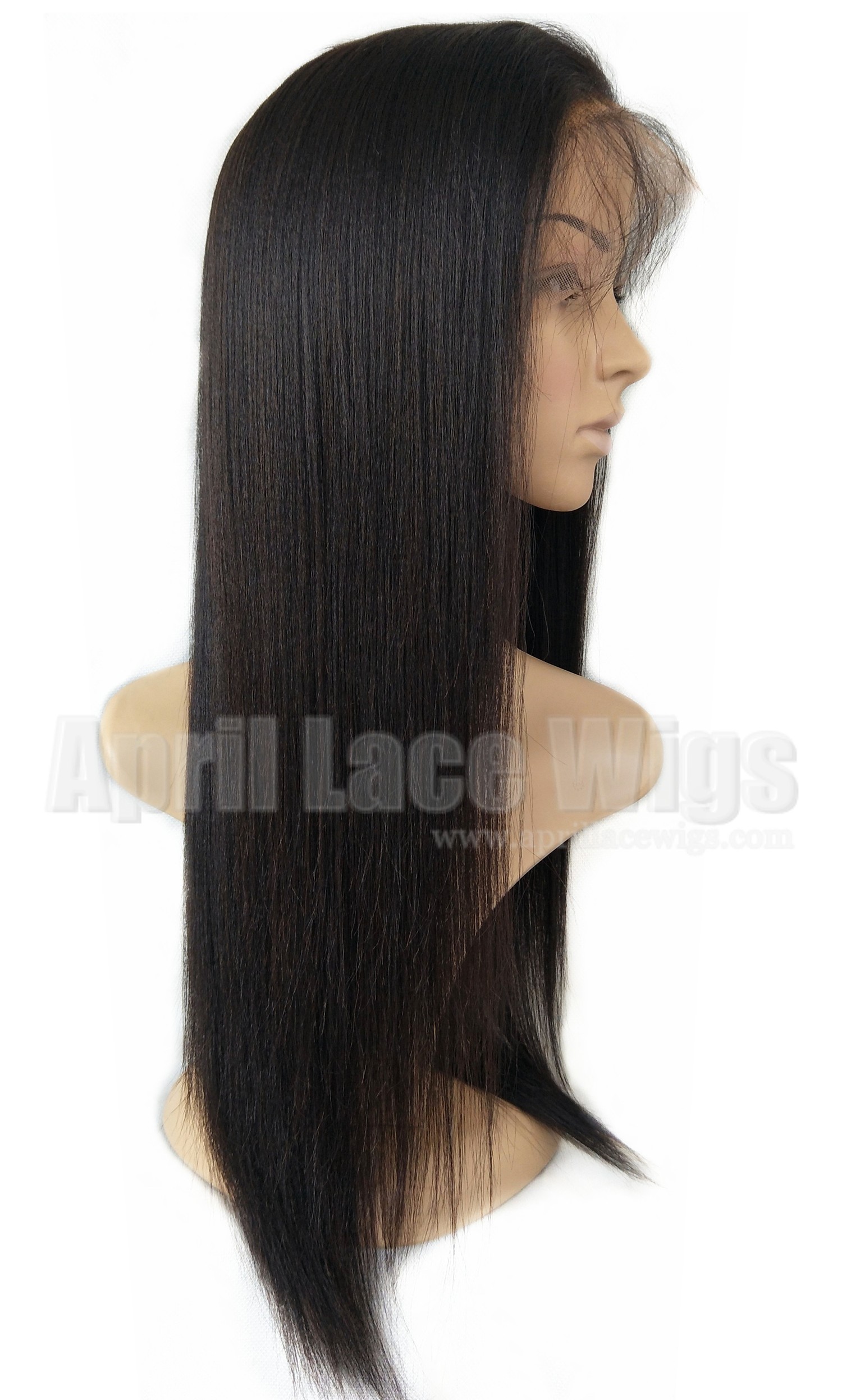 light yaki 360 wig glueless silk top