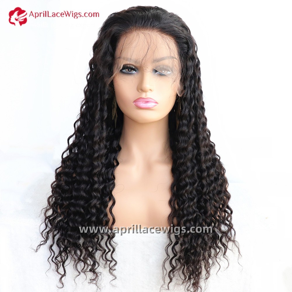 Brazilian virgin wet wave 360 wig glueless wig preplucked hairline