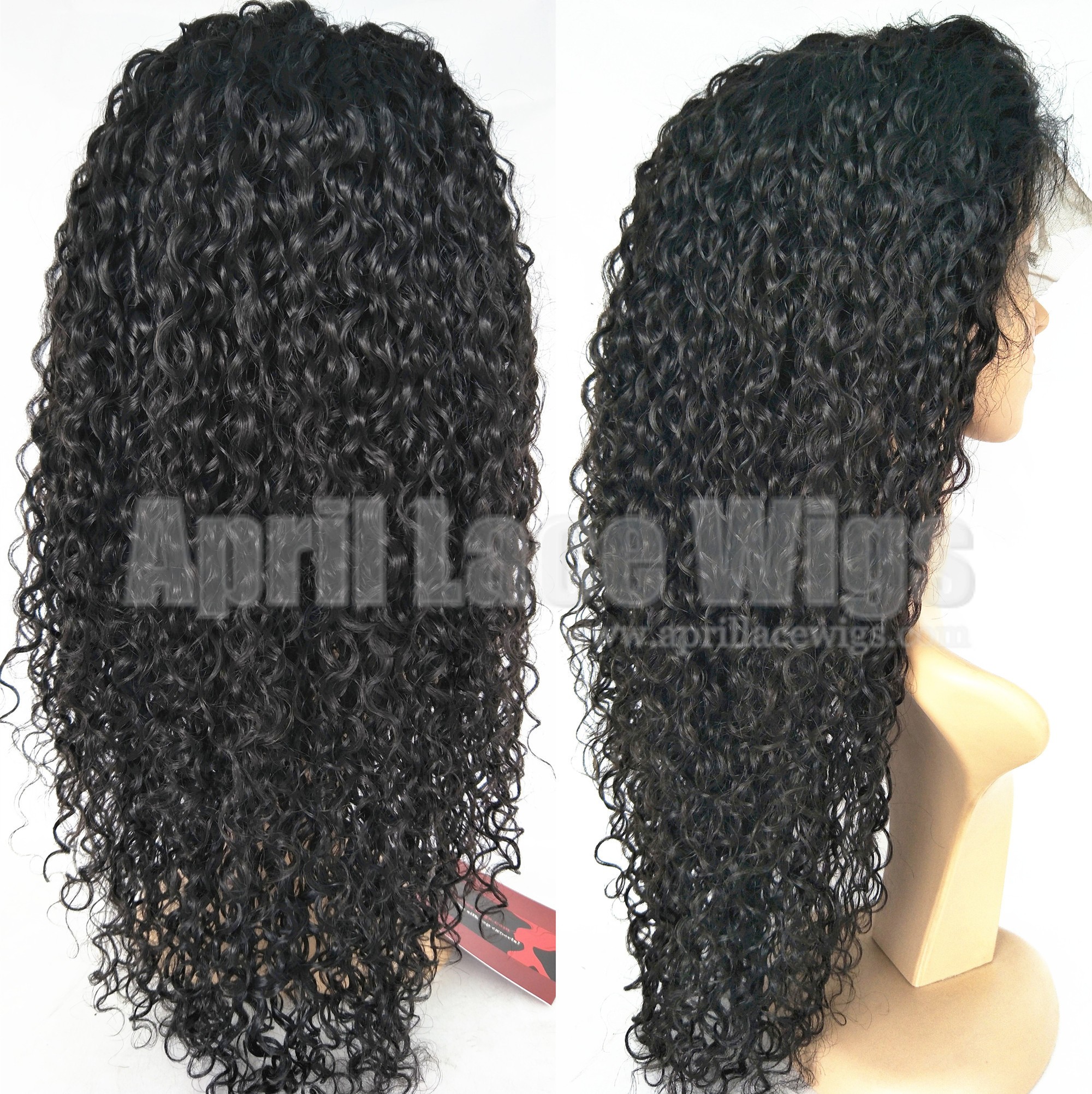 deep curly 360 wig preplucked hairline bleached knots baby hairs