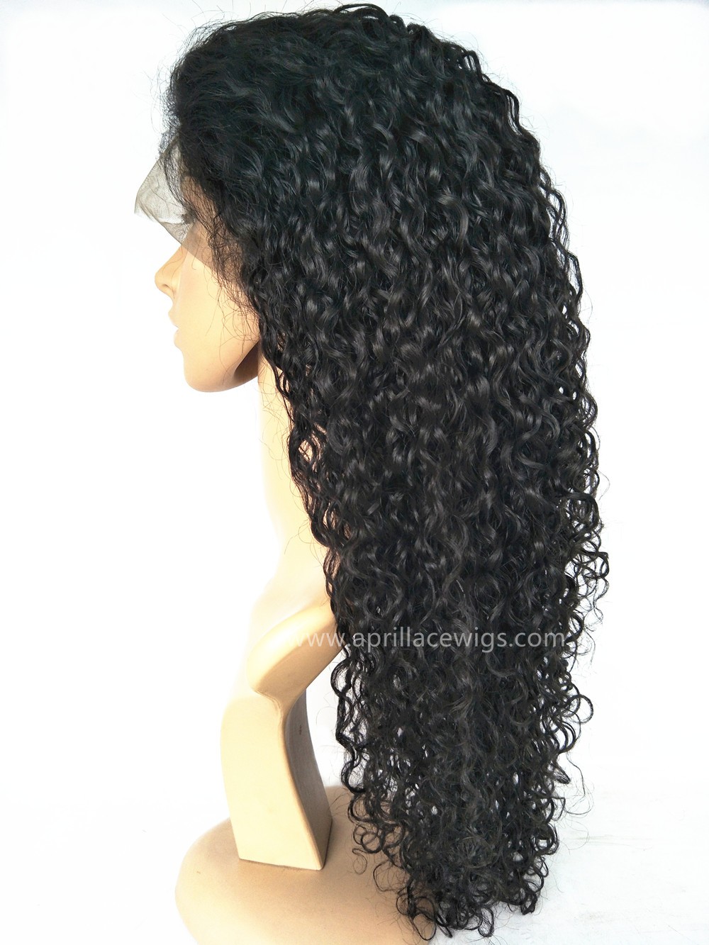 deep curly 360 wig preplucked hairline