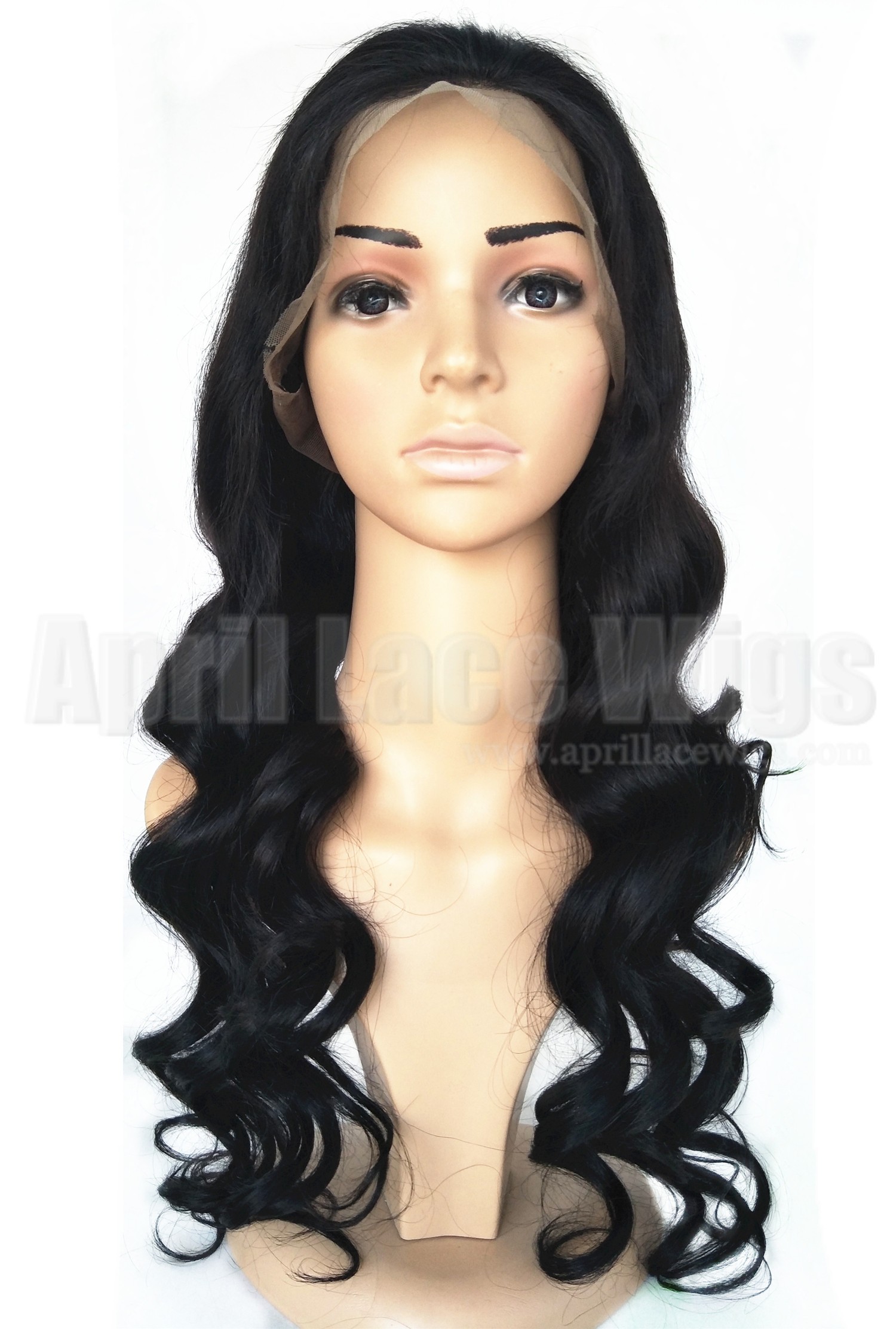 Brazilian virgin loose wave 360 wig silk top