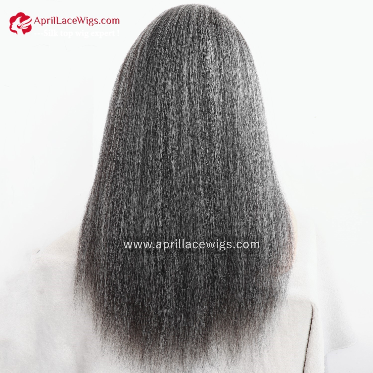 25% grey hairs mixed wig