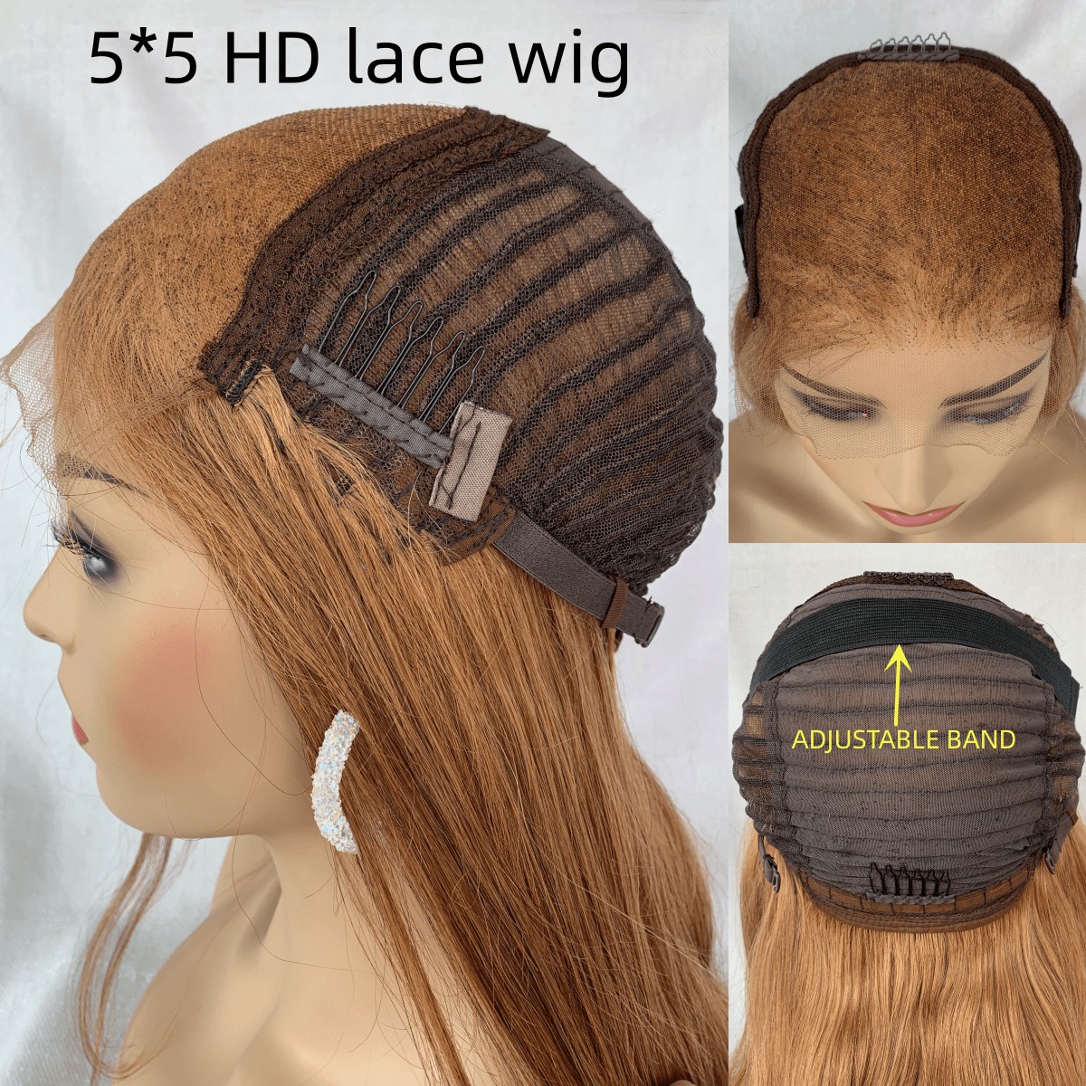5*5 hd lace wig