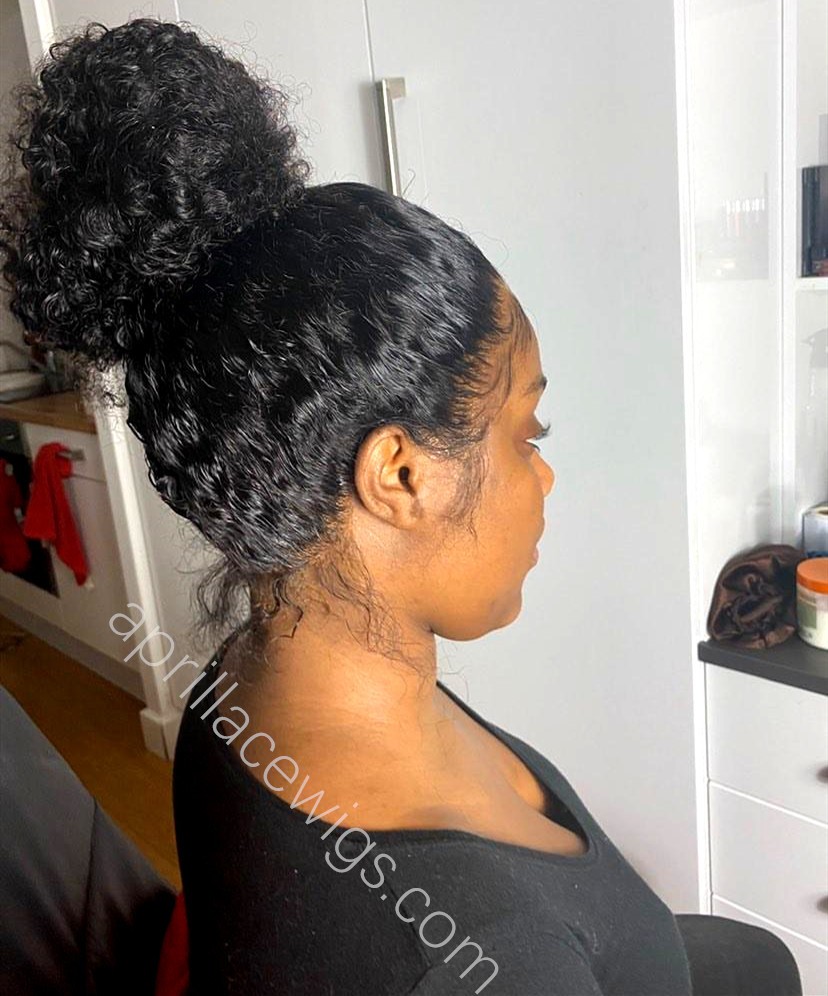 Kinky curly 360 wig