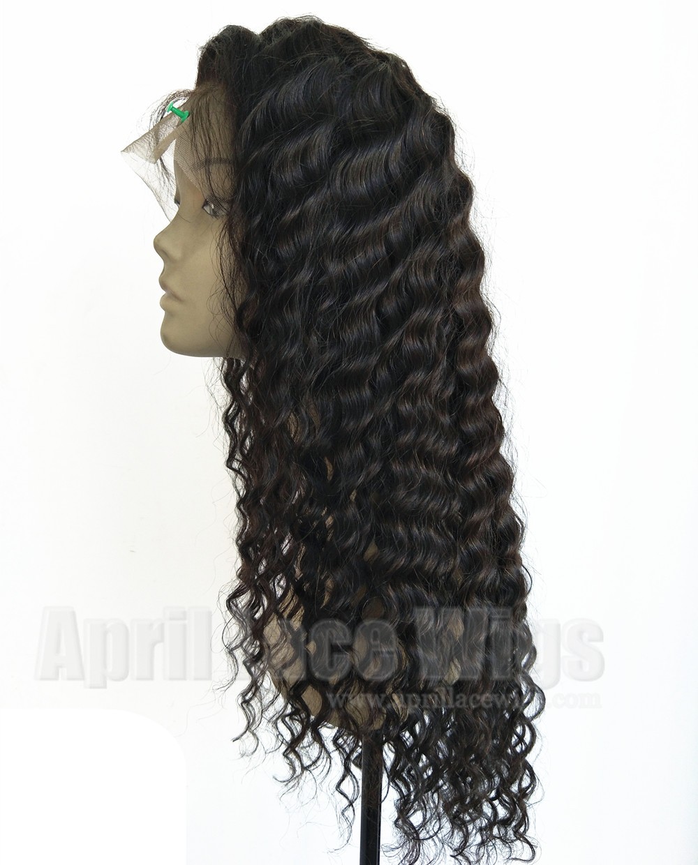 deep wave Brazilian virgin glueless 360 lace wig preplucked hairline