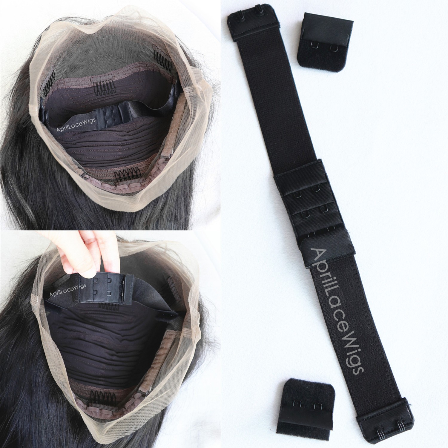 adjustable removable extra elastic band for lace wigs glueless wig  installation