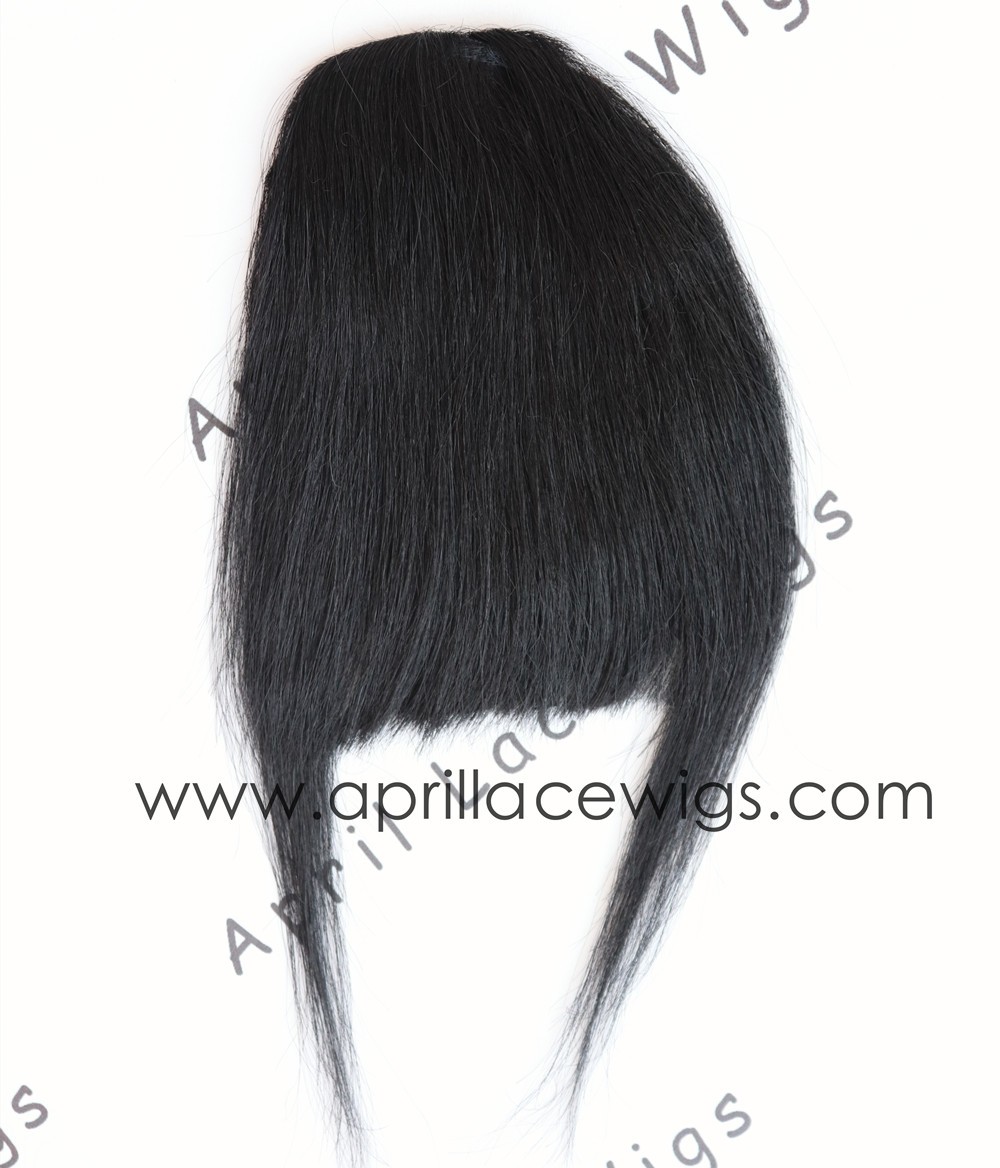 Virgin hair straight texture Chinese bangs