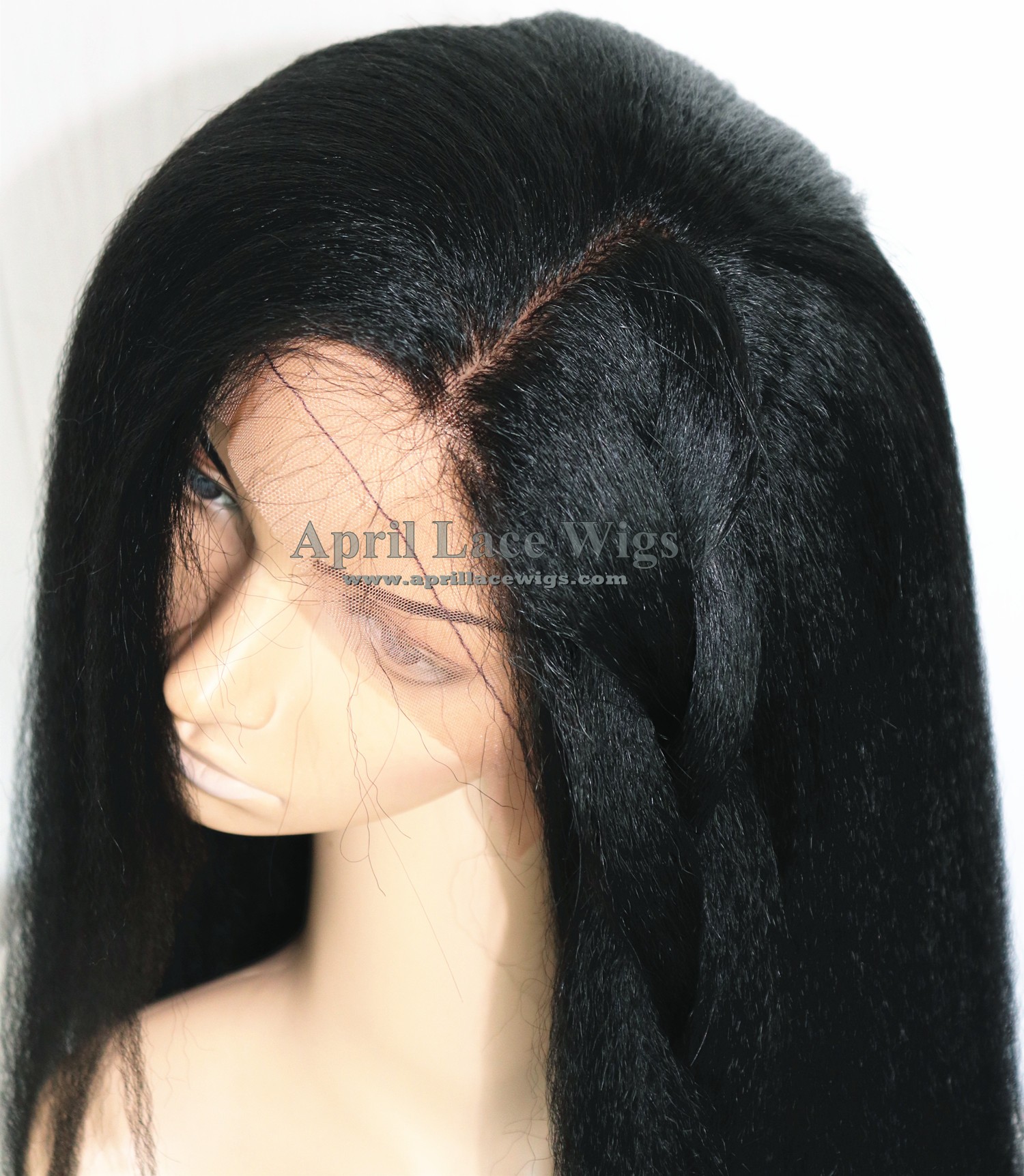 Glueless Silk top 13x6 lace front wig natural looking