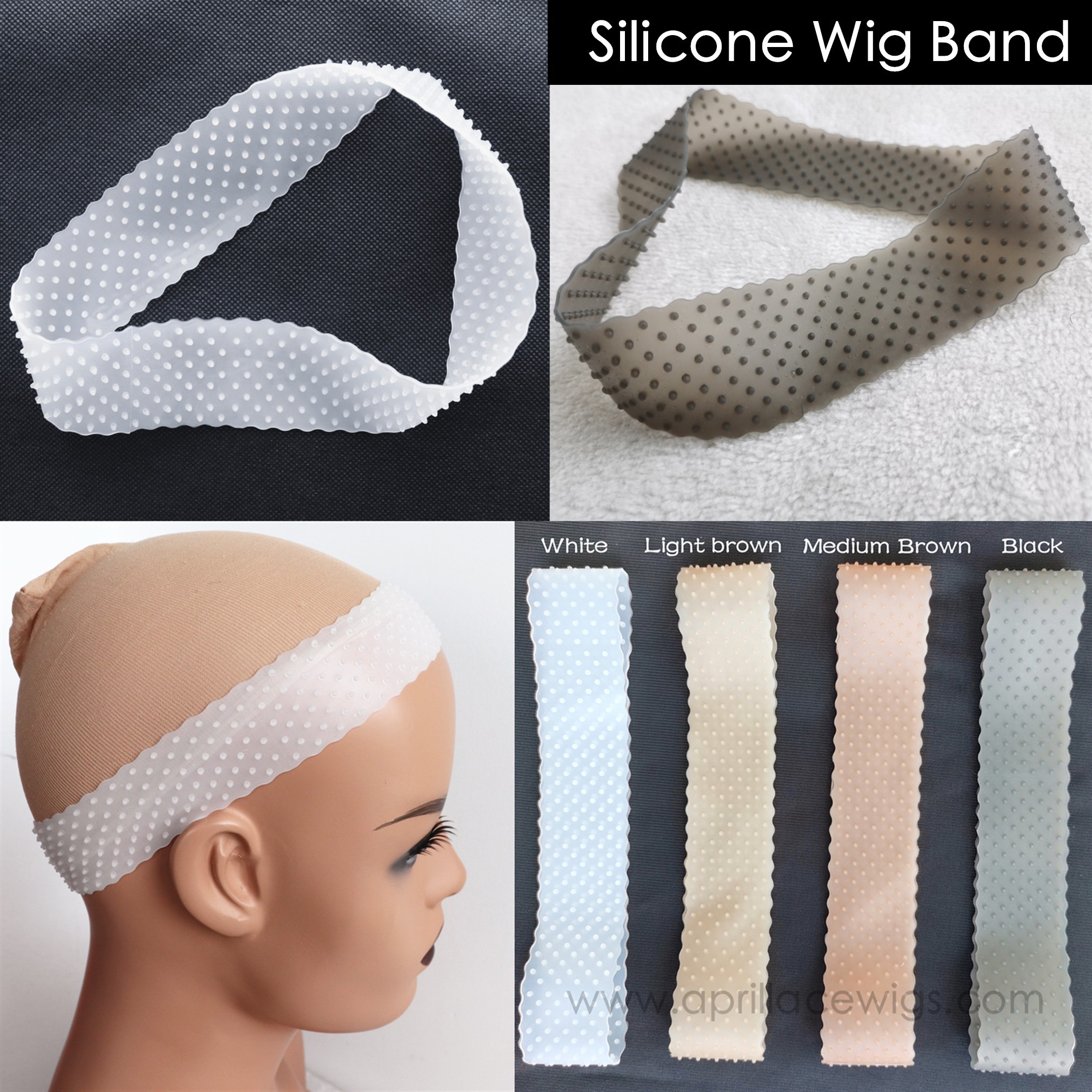 Silicone wig Band