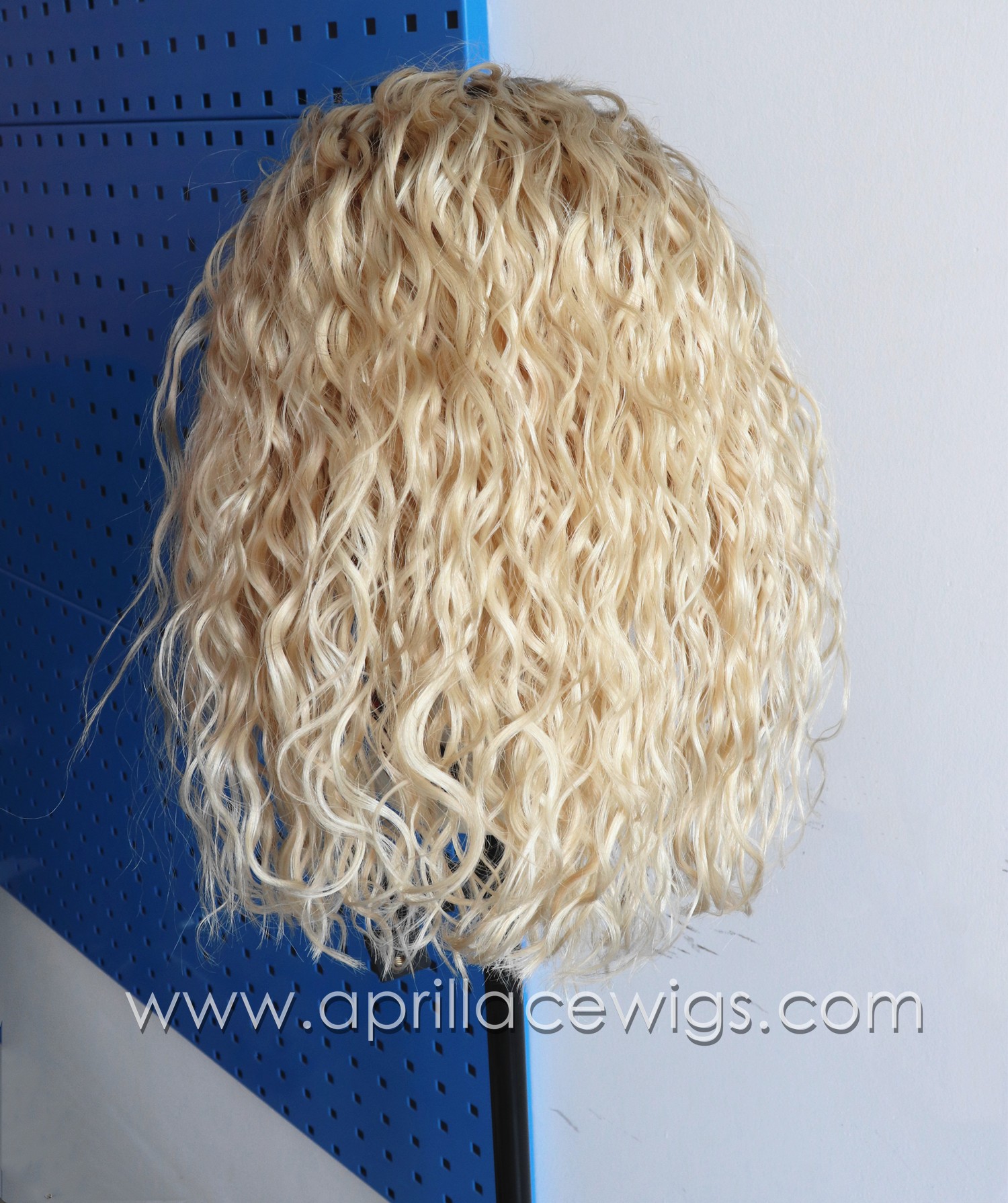 Blonde wavy glueless lace front wig bob lace wig preplucked hairline