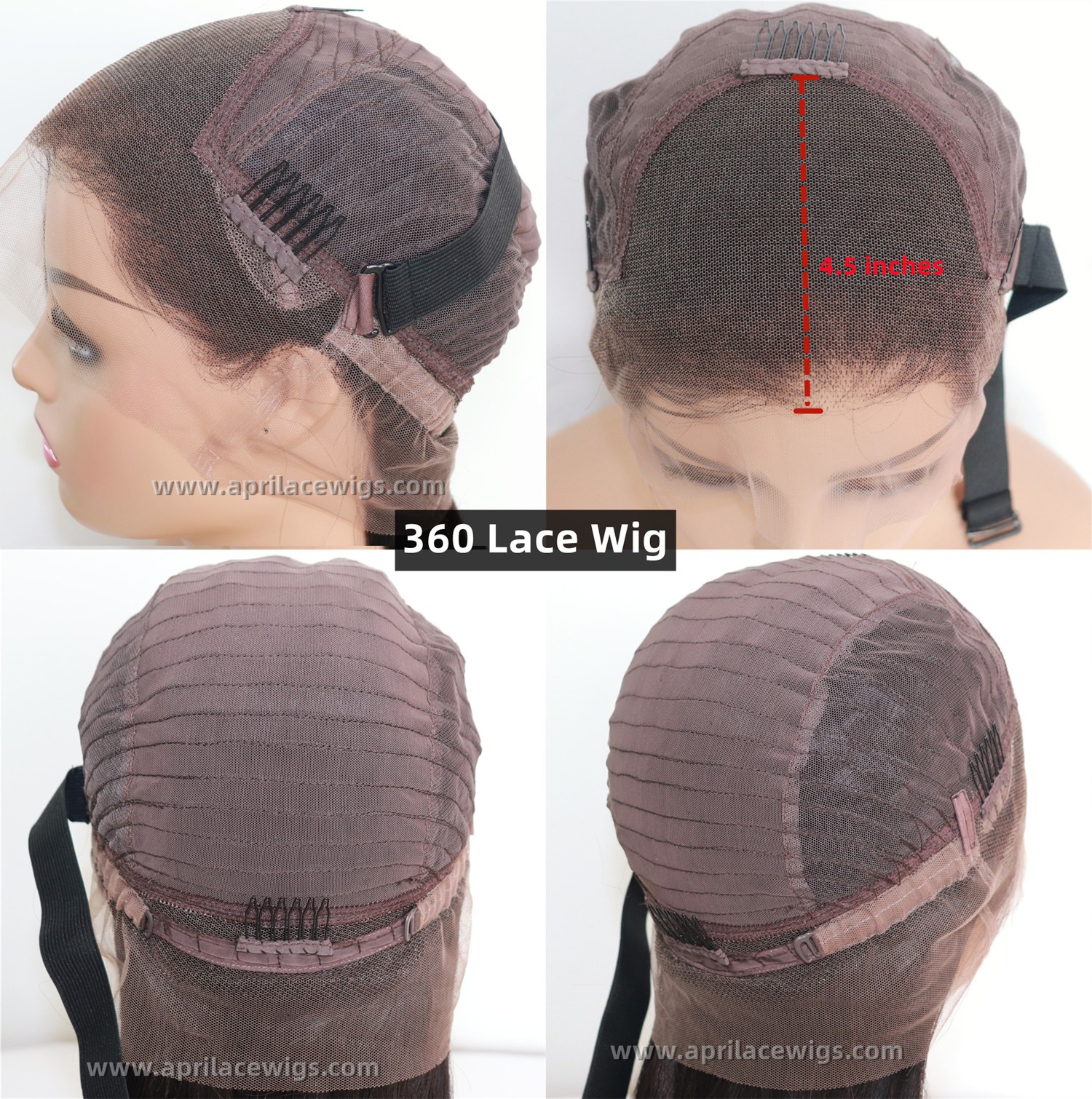 360 wig cap