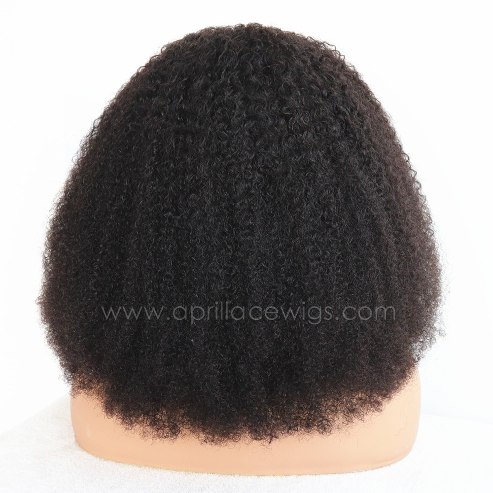 Headband Wigs 3c curl Brazilian Virgin Hair Wigs For Black Women