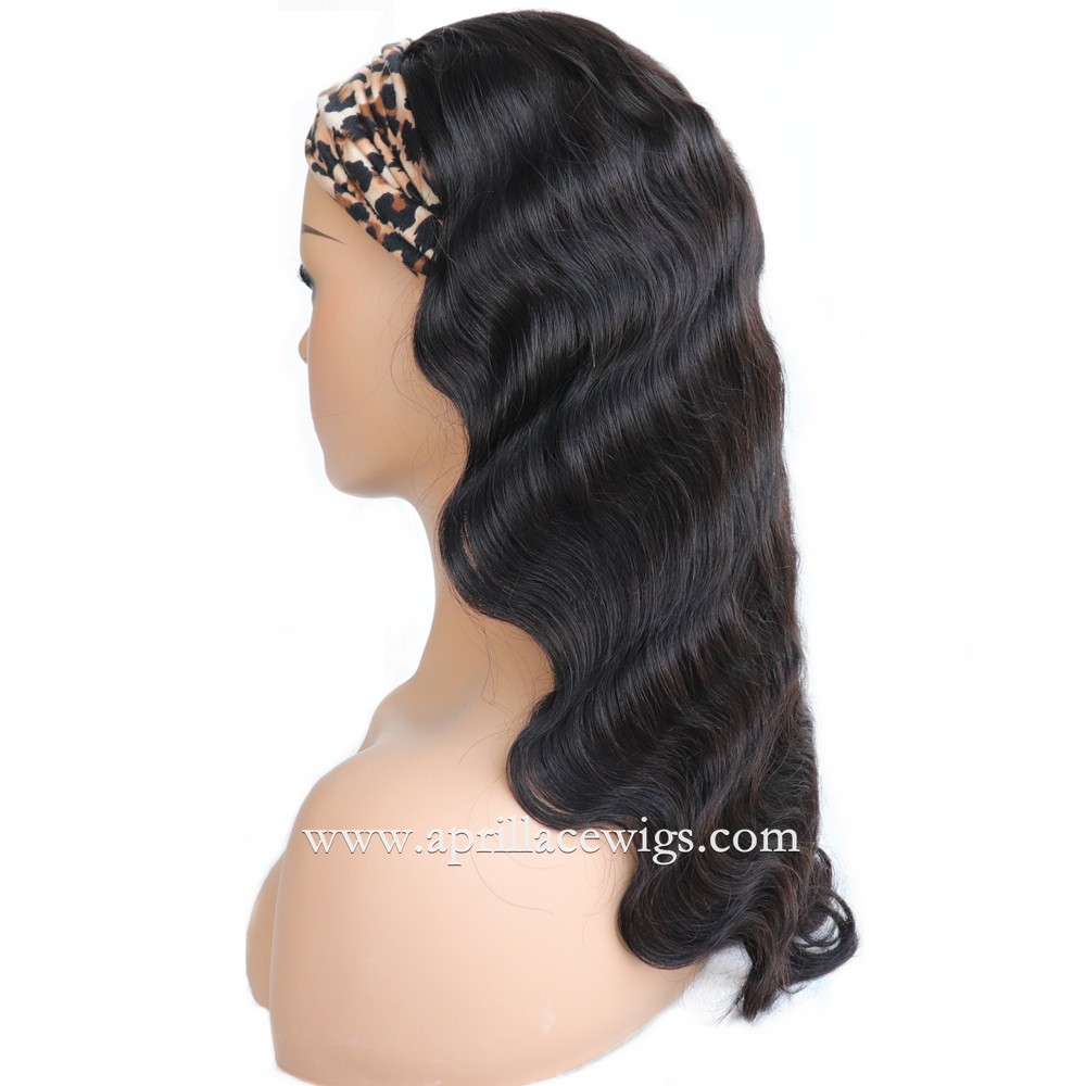 Headband Wigs Body Wave Brazilian Virgin Hair Wig