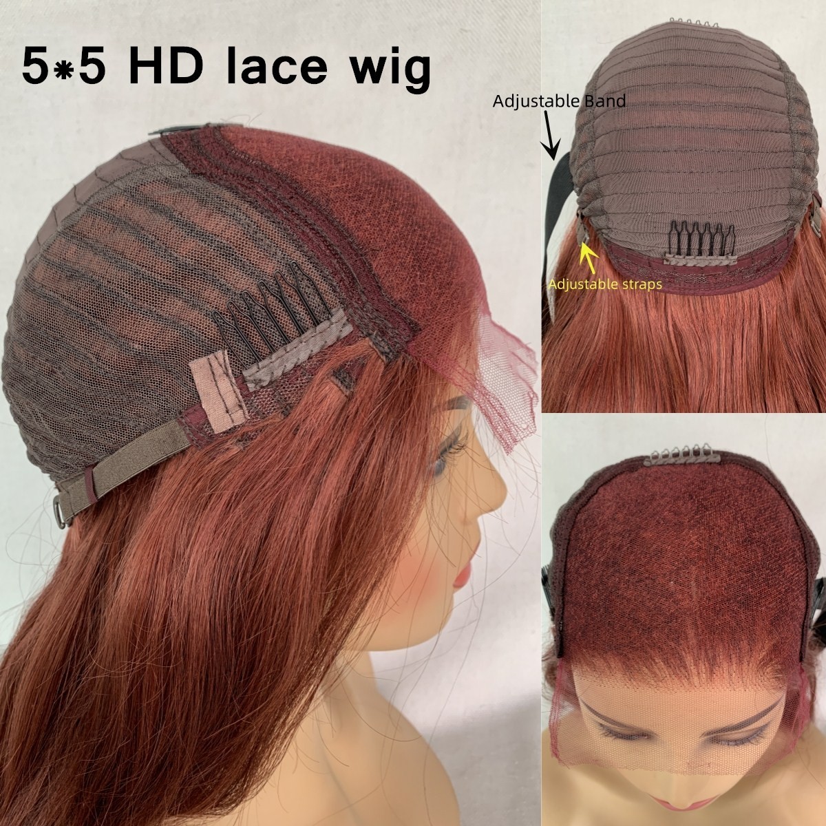 5*5 hd lace wig