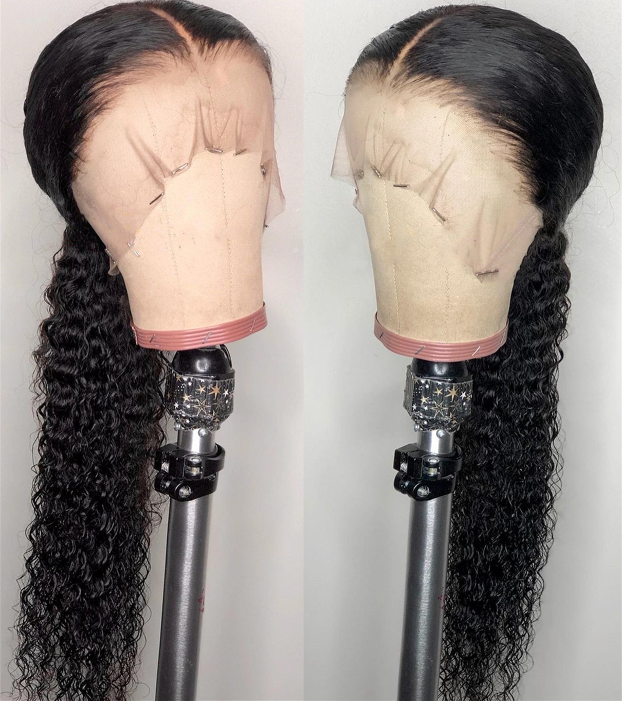 Deep Curly HD 13x4 13x6 HD Lace Frontal Wig Virgin Human Hair