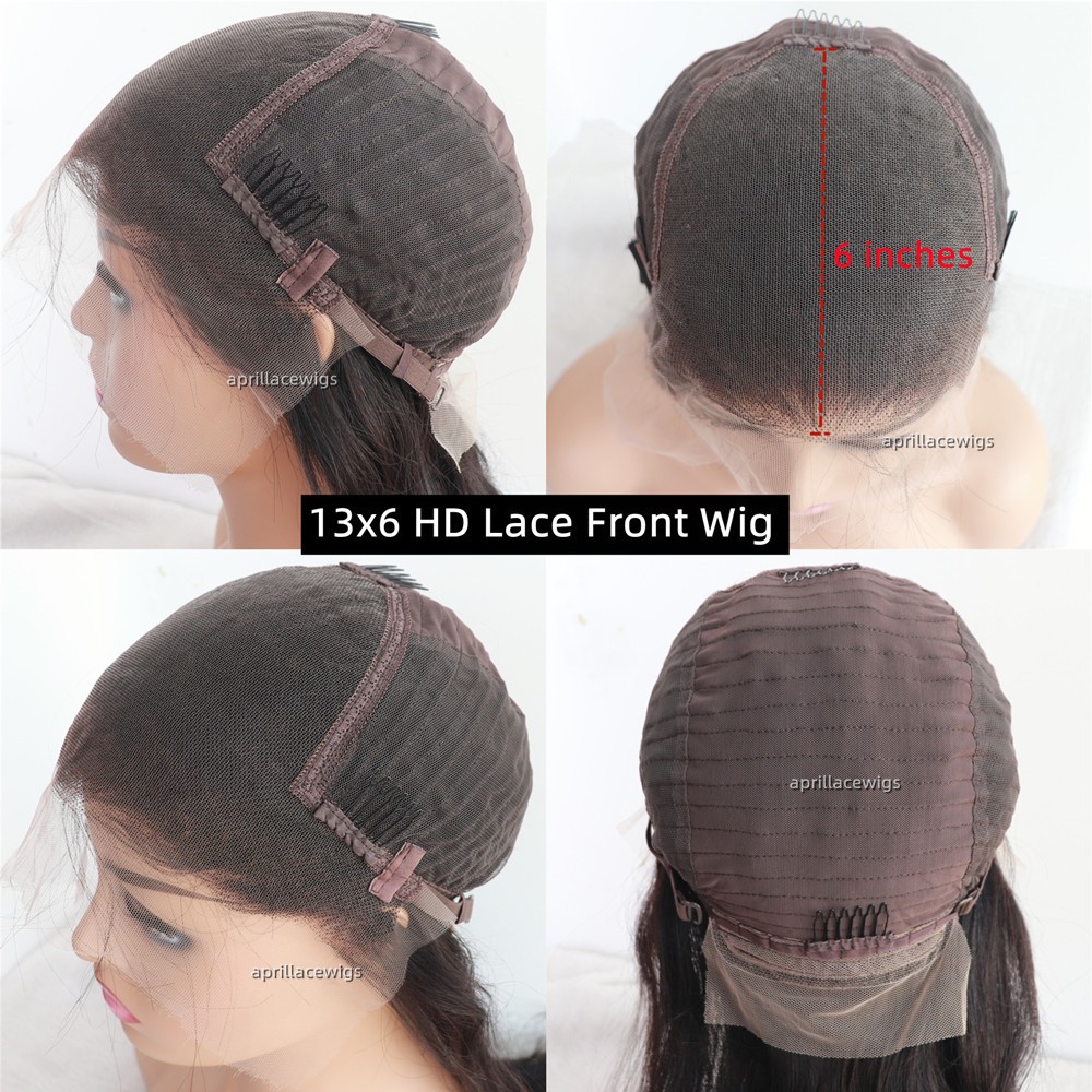 Deep Curly HD 13x4 13x6 HD Lace Frontal Wig Virgin Human Hair