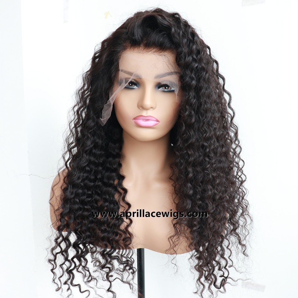 Deep wave HD 13x6 lace front wig