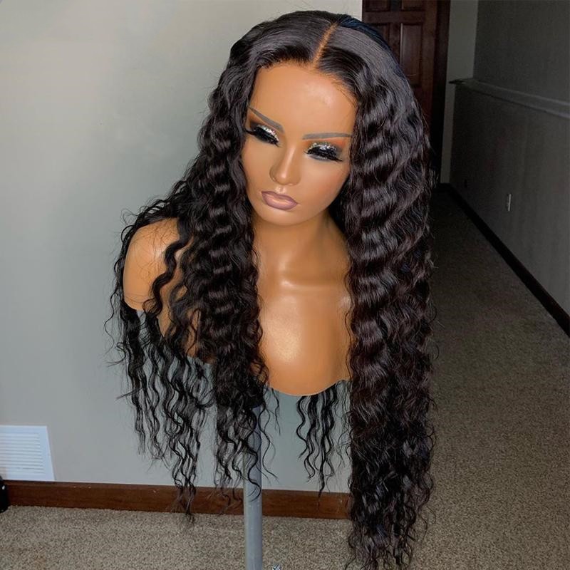 Crimp Wave 150% density 13x6 HD lace front wig