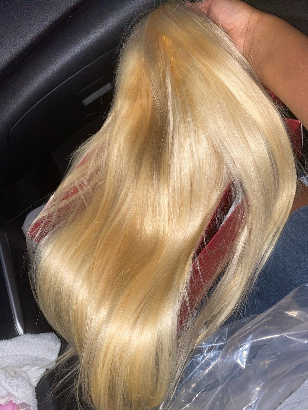 613 blonde lace front wig