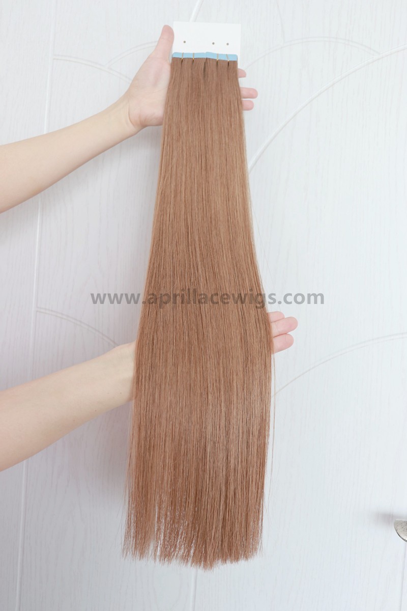 Cuticle Aligned Raw Virgin Hair Tape Ins Extensions