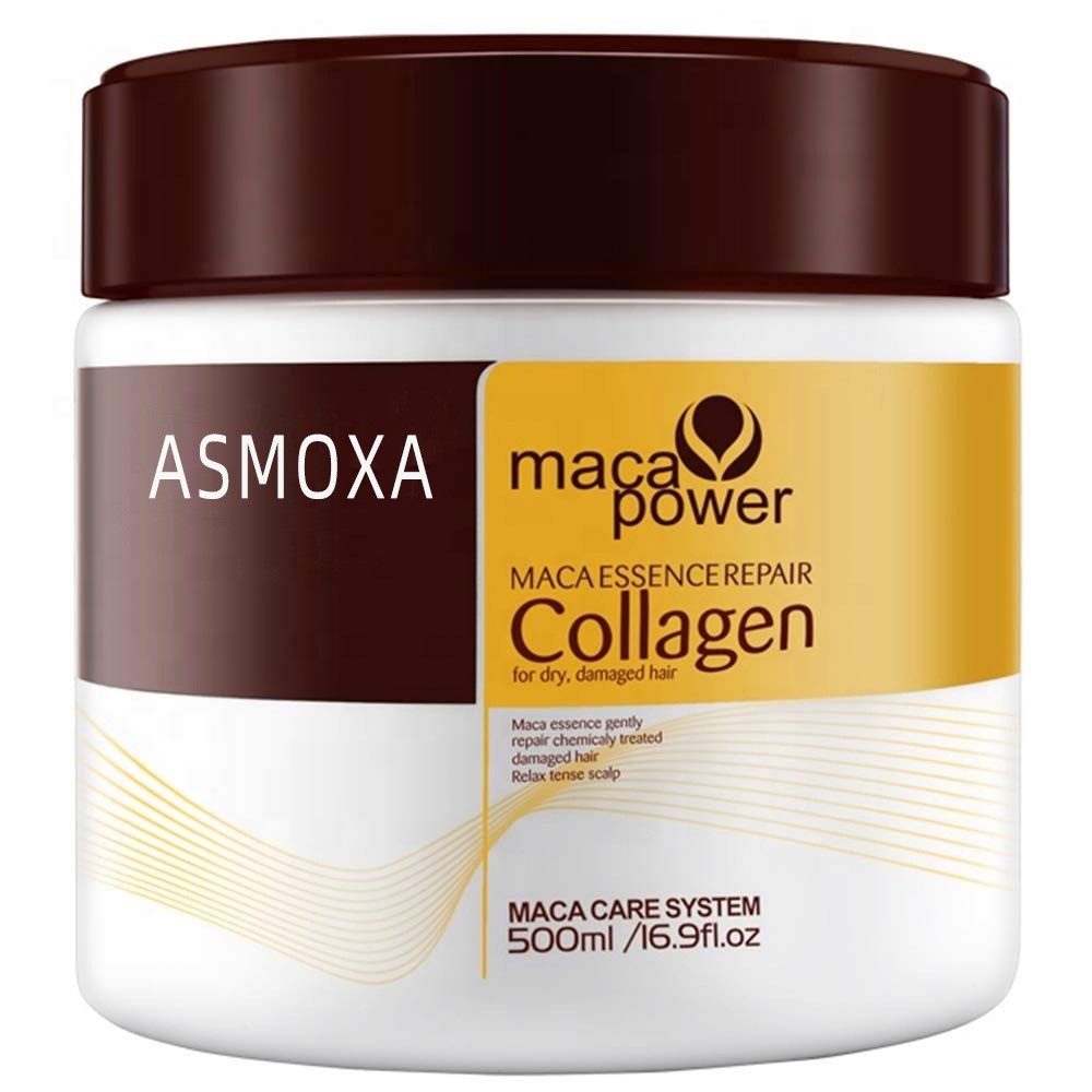 【Hair Care】Asmoxa Maca Essence Repair Collagen For Dry Tangle Hairs